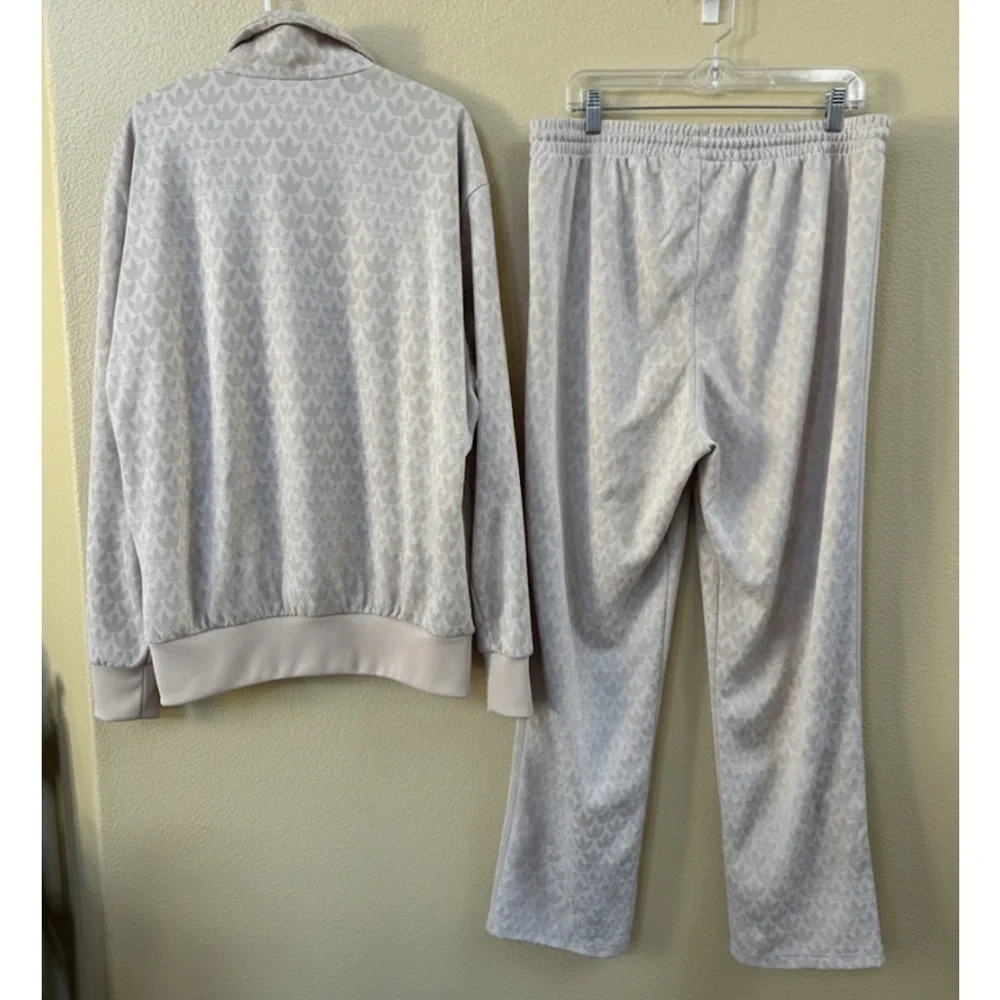 Adidas Originals Monogram “Firebird” Track Suit (Jacket & Pant) Size XL Like New